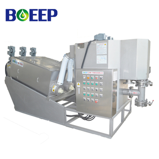 Deshidratador de lodos de prensa de tornillo de voluta de espesamiento previo para tratamiento de aguas residuales